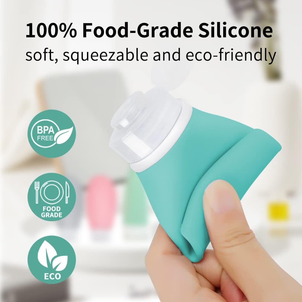 Thumbnail 2 de Opret 100ml silicone travel bottles 4-pack