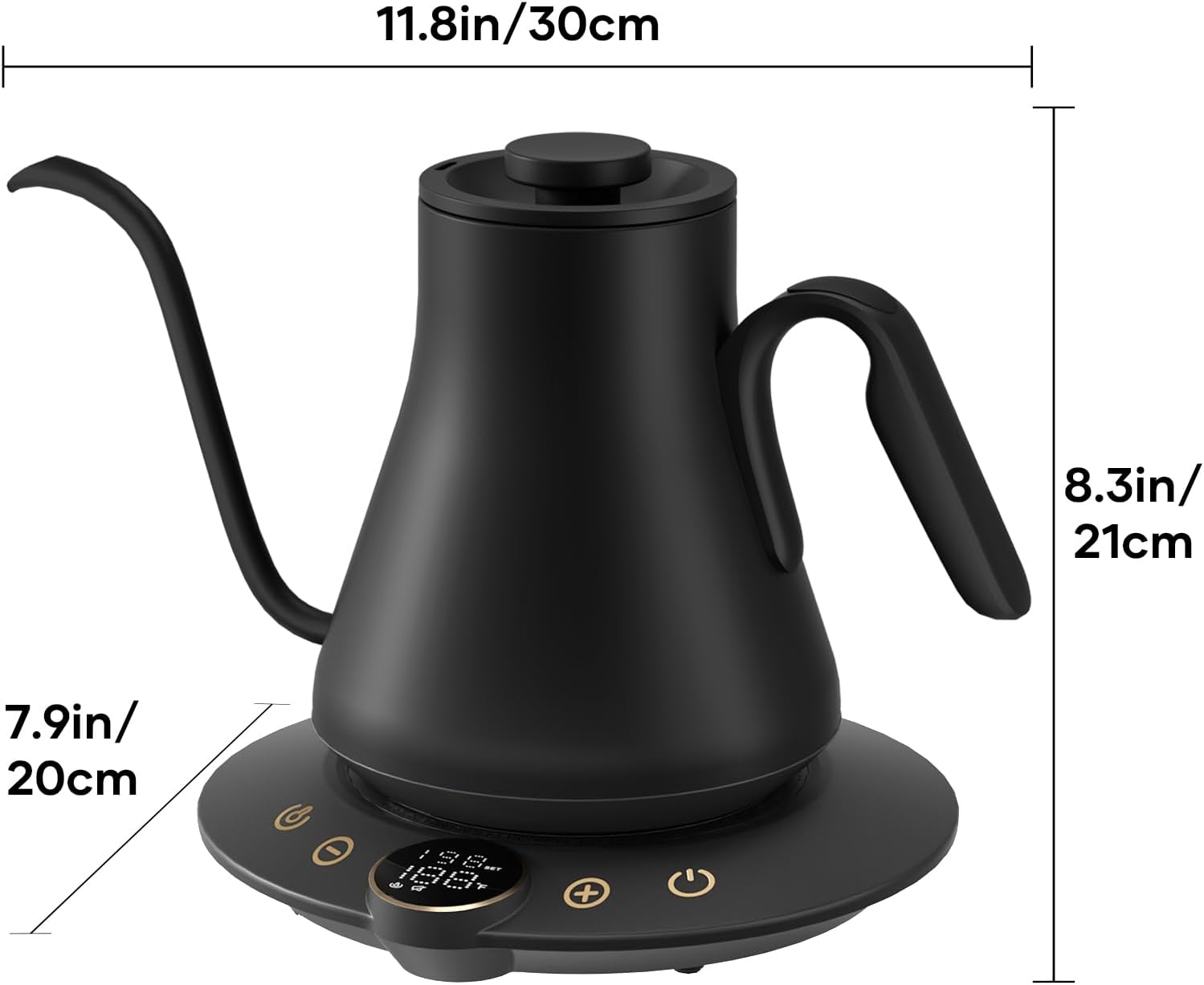 Thumbnail 6 de intasting Gooseneck Kettle 1500W 0.9L
