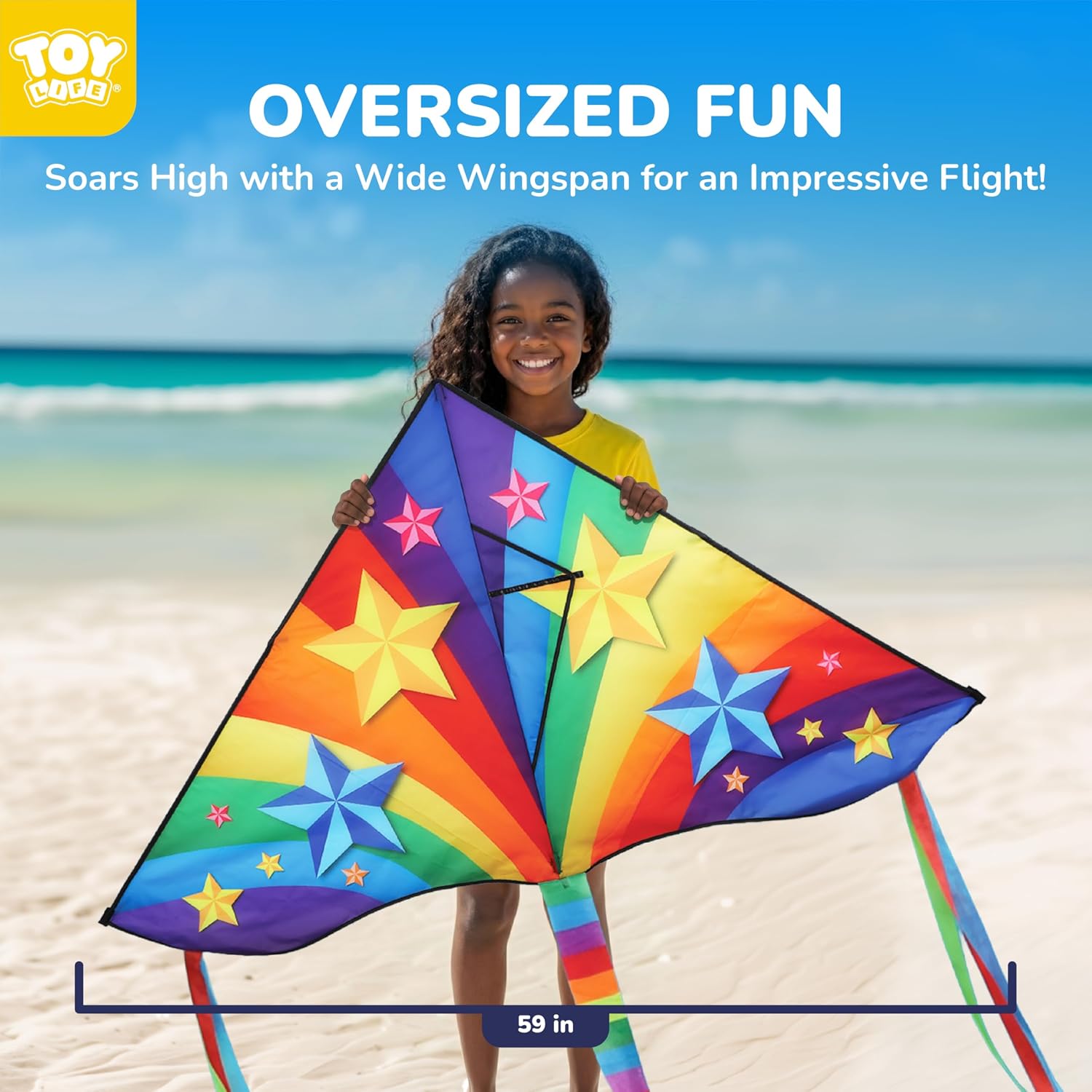 Detalle de TOY Life Kids' Kite with 50M String