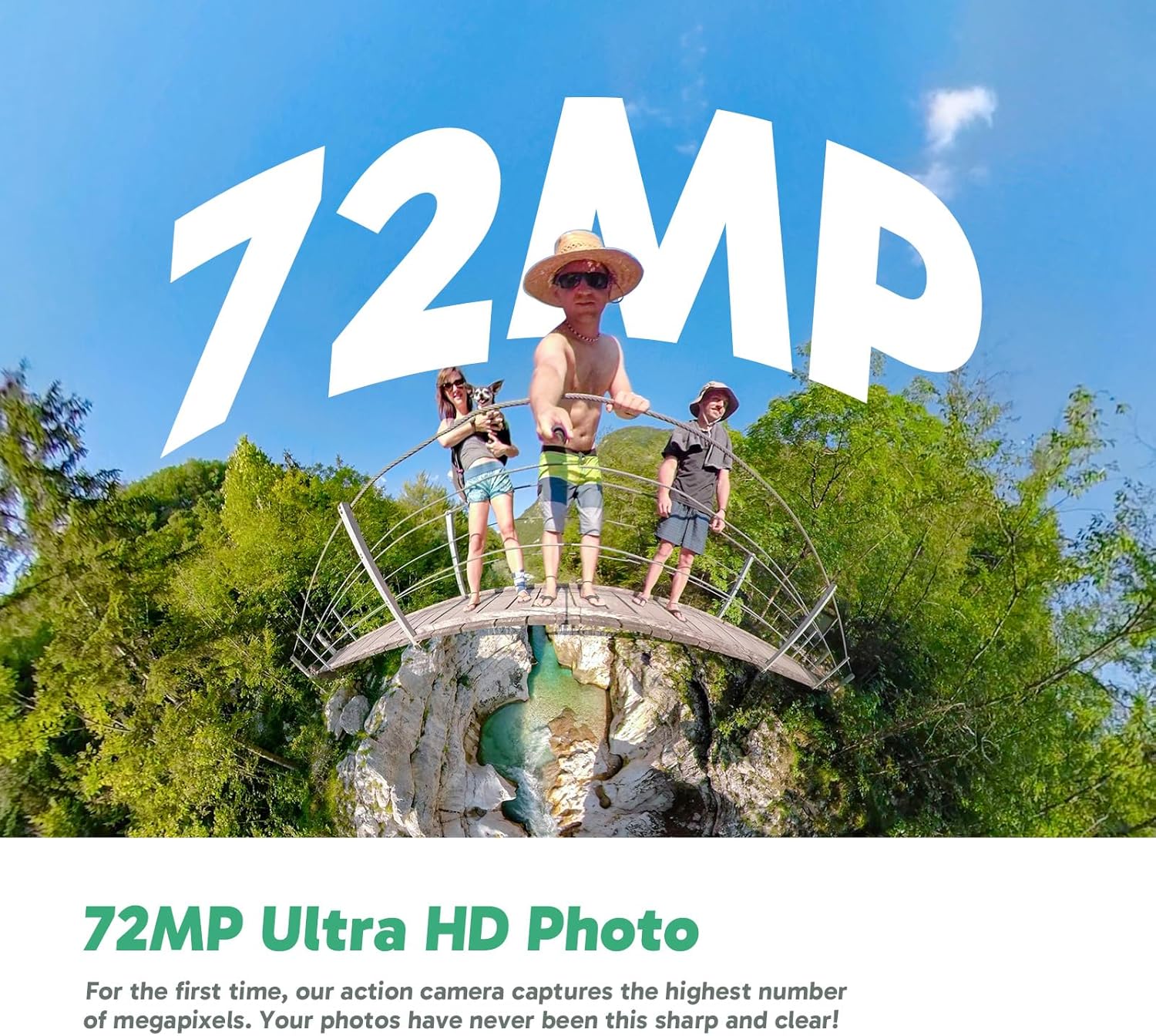 Thumbnail 2 de AKASO 360 Kit de Création – Caméra sport à 360° (5.7K, 72MP) avec Horizon Lock et Selfie Stick Invisible