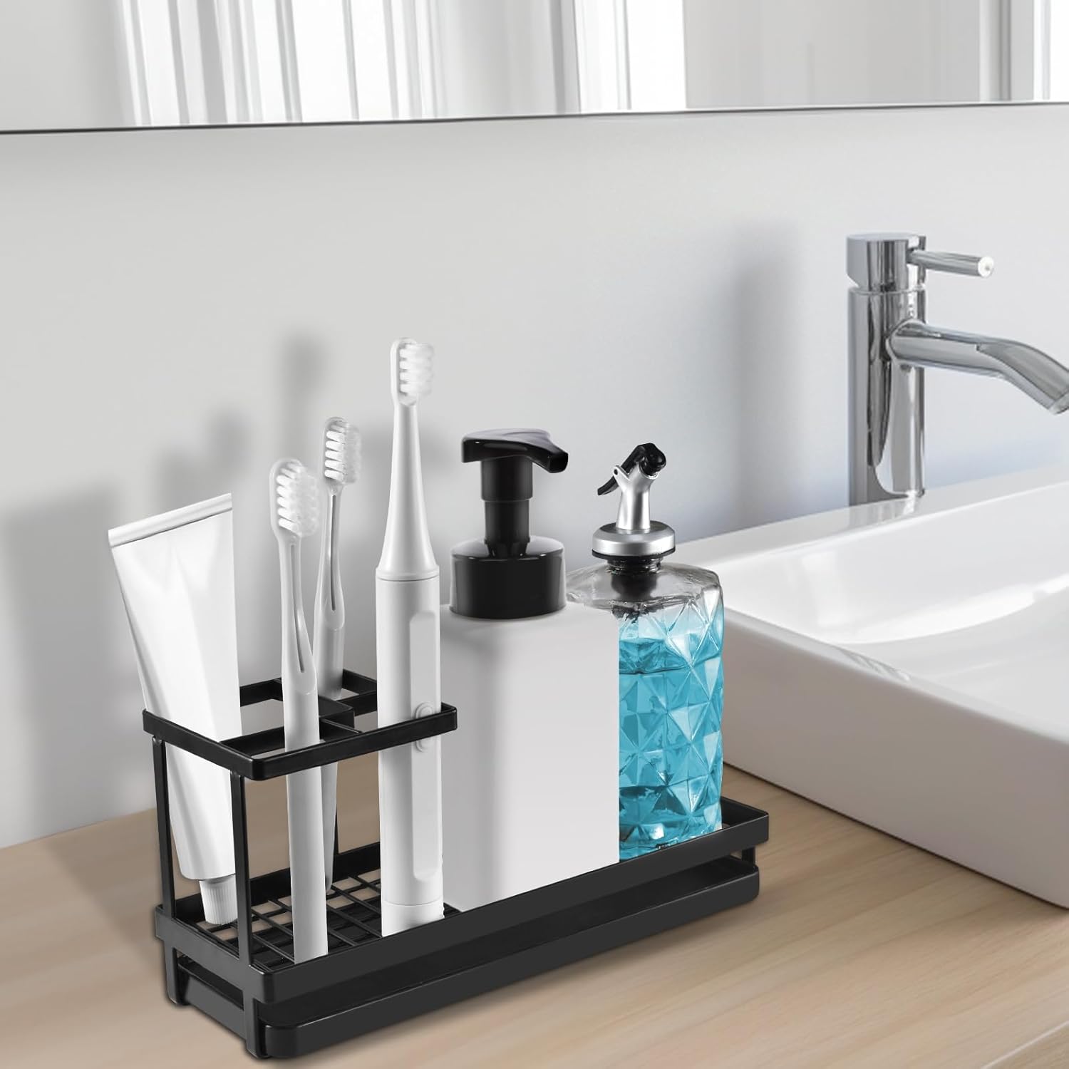 Thumbnail 5 de IWTTWY Toothbrush Holder with Dispenser for Bathroom 🪥