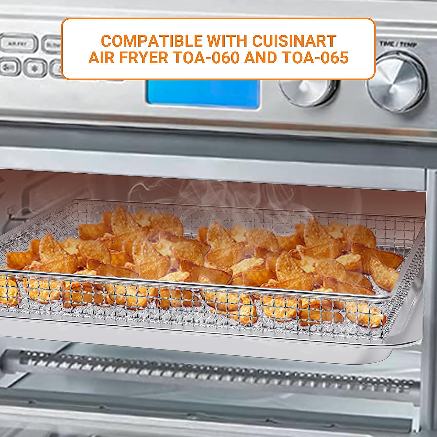 Thumbnail 5 de Cuisinart TOA-060 Stainless Steel Air Fryer Tray