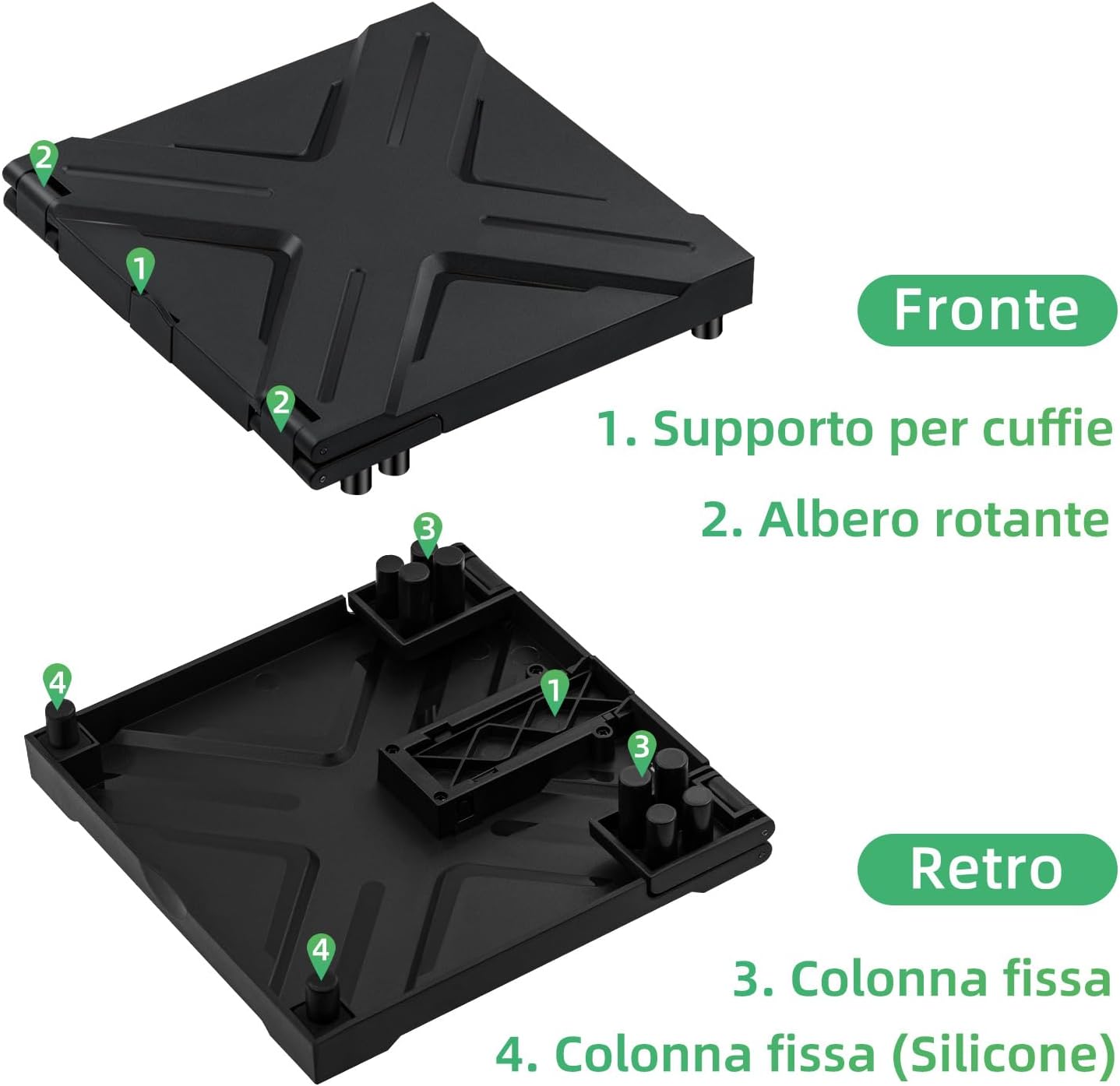 Thumbnail 5 de Wigearss Custodia per Xbox Series X con Supporto cuffie