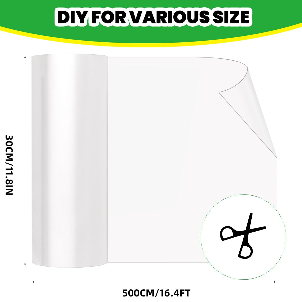 Detalle de Petslucent Cat Anti Scratch Tape Door Protector (Clear self-adhesive, 20CM x 5M)