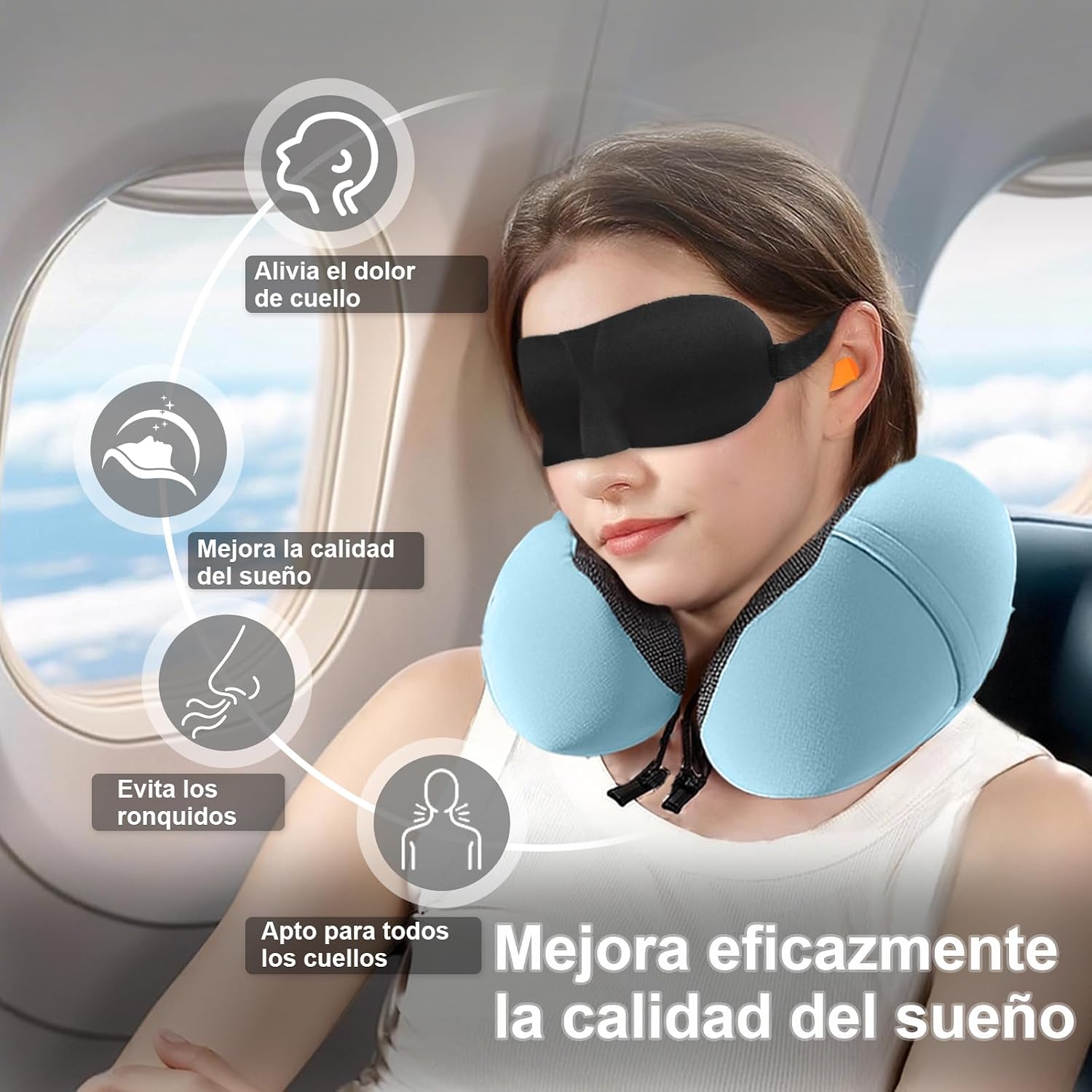 Thumbnail 4 de ARTREE Almohada de Viaje Cervical Ajustable