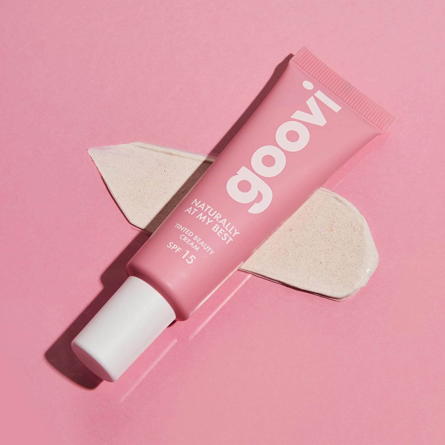 Detalle de GOOVI Naturally Tinted Beauty Cream - Crema giorno colorata SPF 15 per una pelle luminosa e uniforme