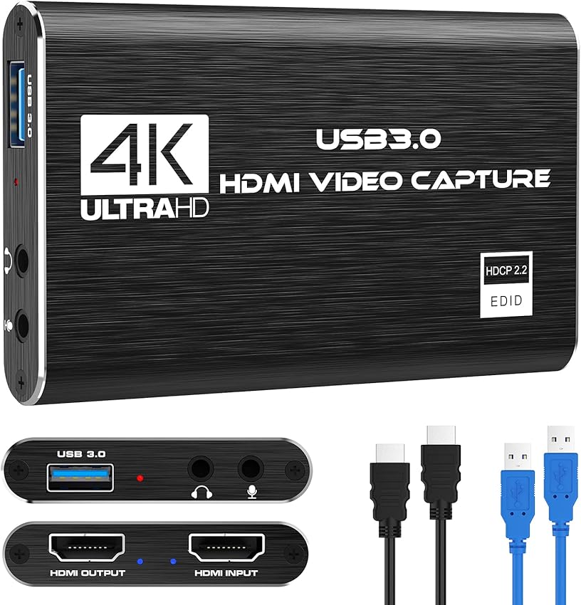Thumbnail 5 de Rybozen 4K HDMI Capture Card for Streaming