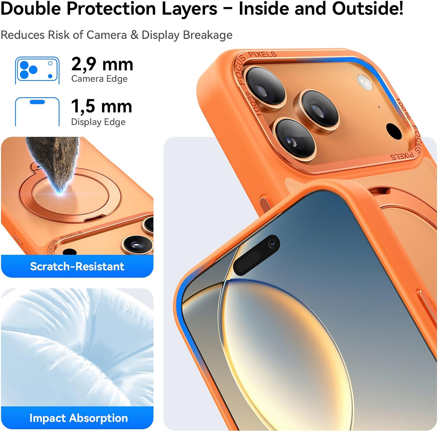 Thumbnail 4 de Peerock 360° Spin Magnetic Stand iPhone 17 Pro 6.3"
