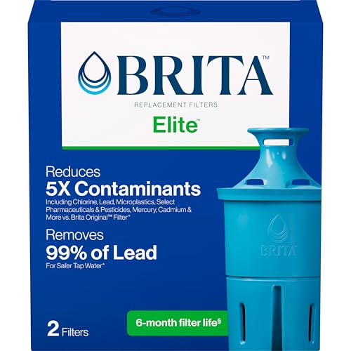 Thumbnail 13 de BRITA Elite Replacement Filters for Water Pitchers and Dispensers (2 Count) – NSF Certified, 99% Lead Reduction