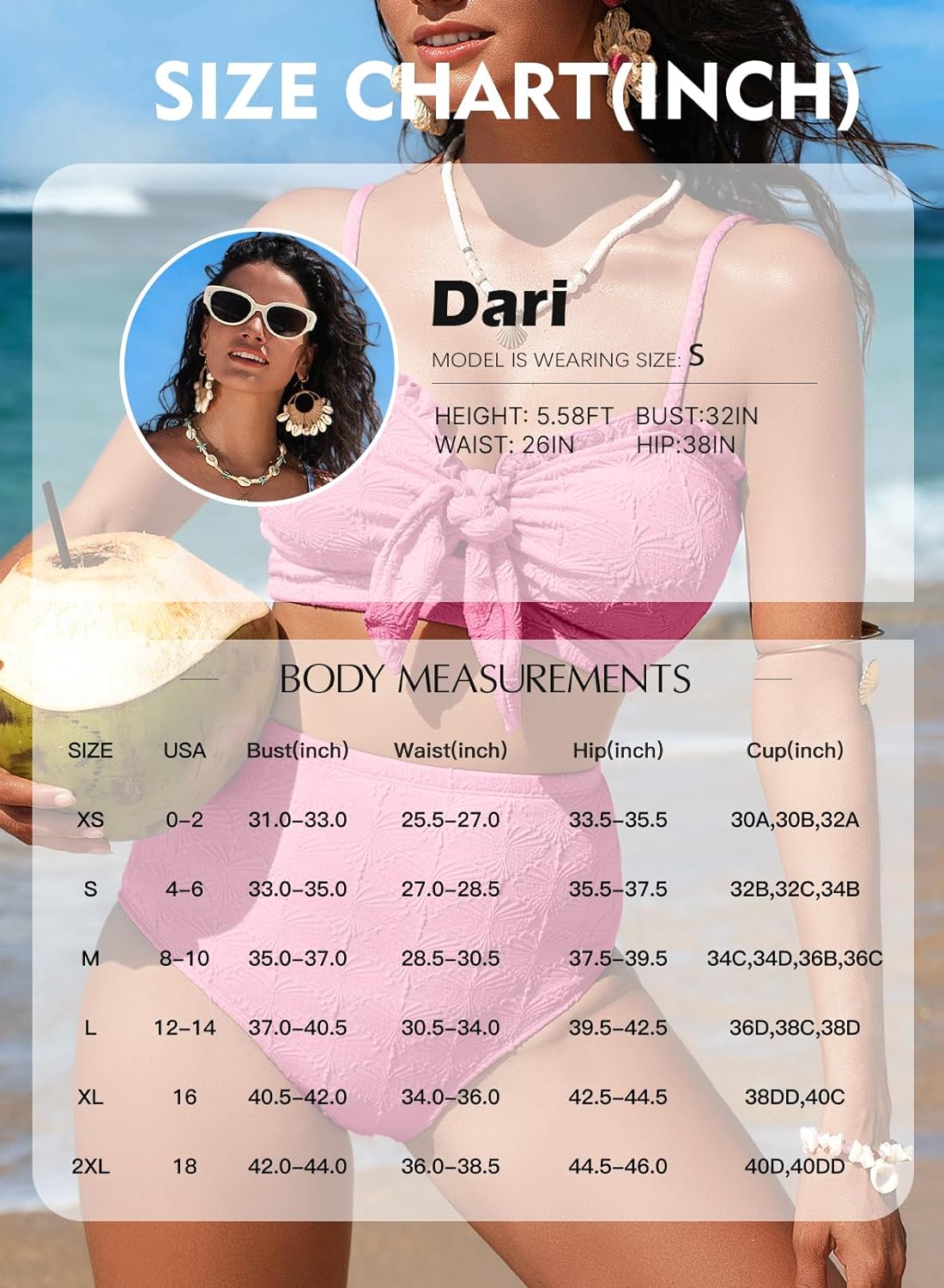 Thumbnail 5 de Seashell Textured Knotted Bikini Set 2026