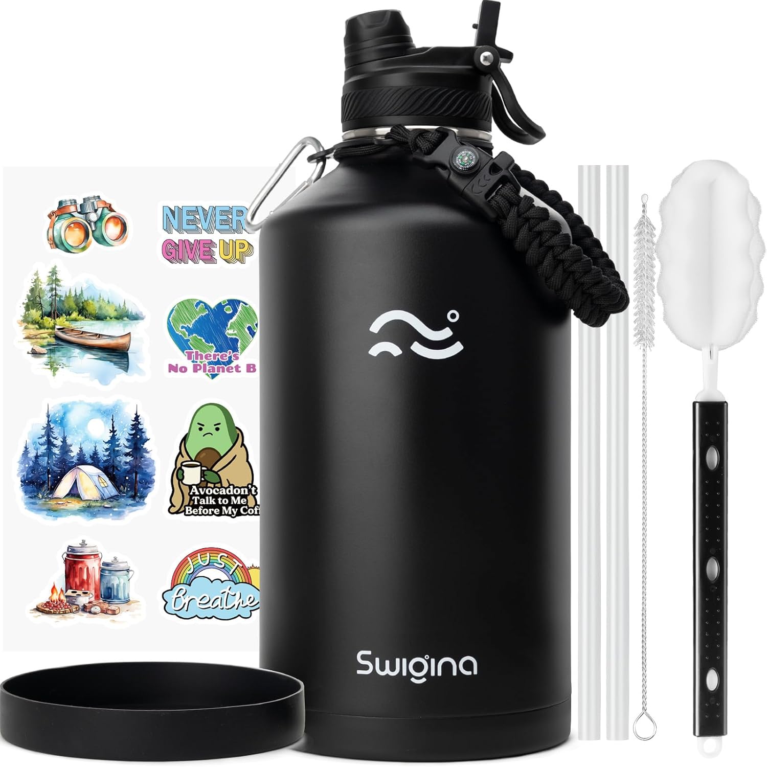 Detalle de Swigina 1 Gallon Insulated Water Bottle 128 oz