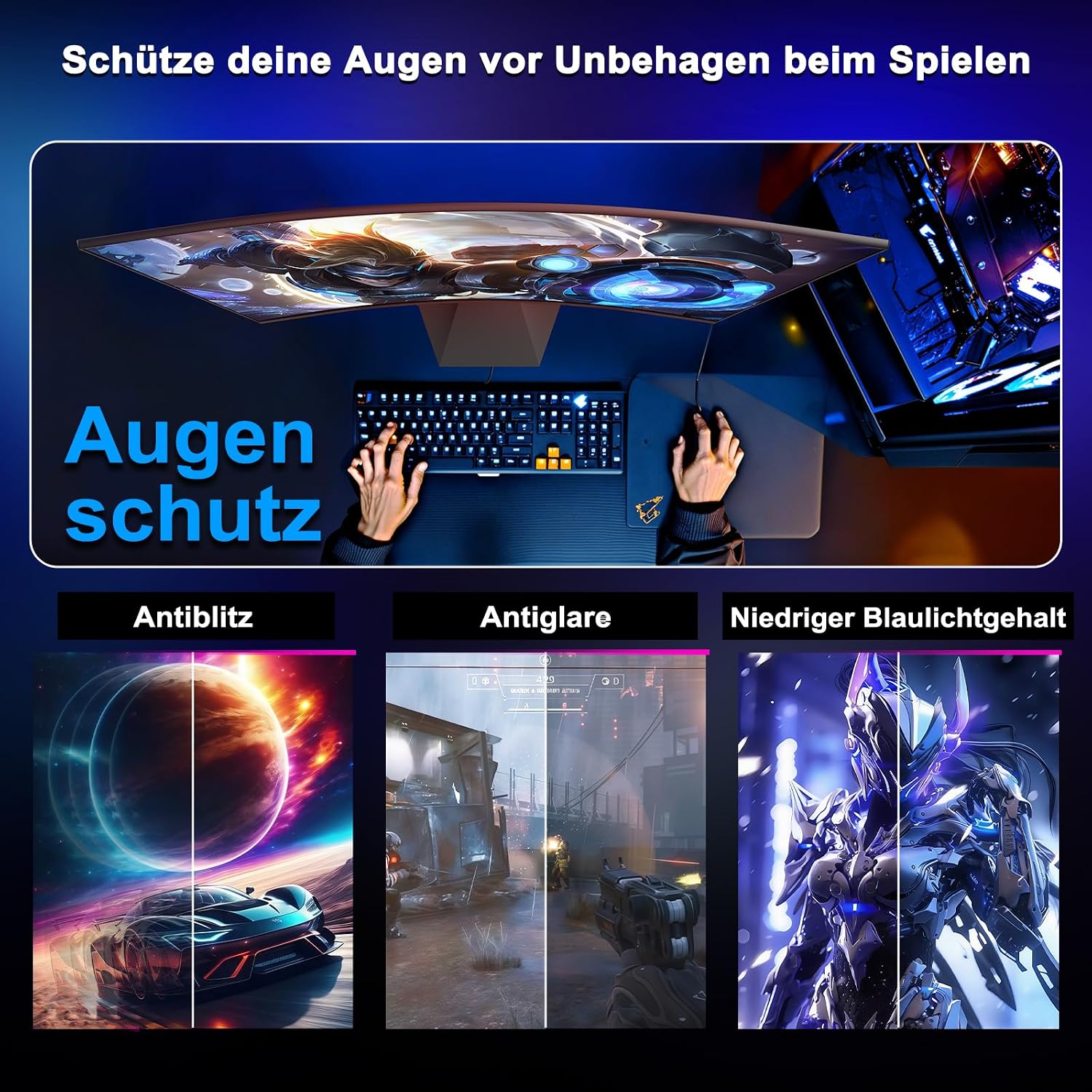 Thumbnail 6 de Minifire MFG24C1L 24″ Curved Gaming-Monitor 160Hz