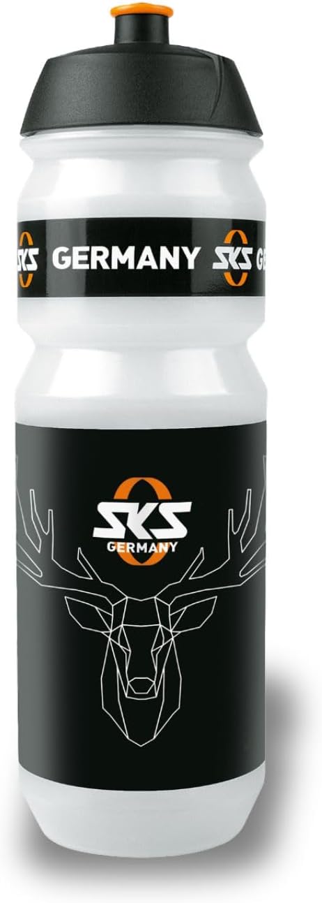 SKS Germany Deer Bottle Large 750 ml – Auslaufsichere Fahrradflasche im Hirsch-Design
