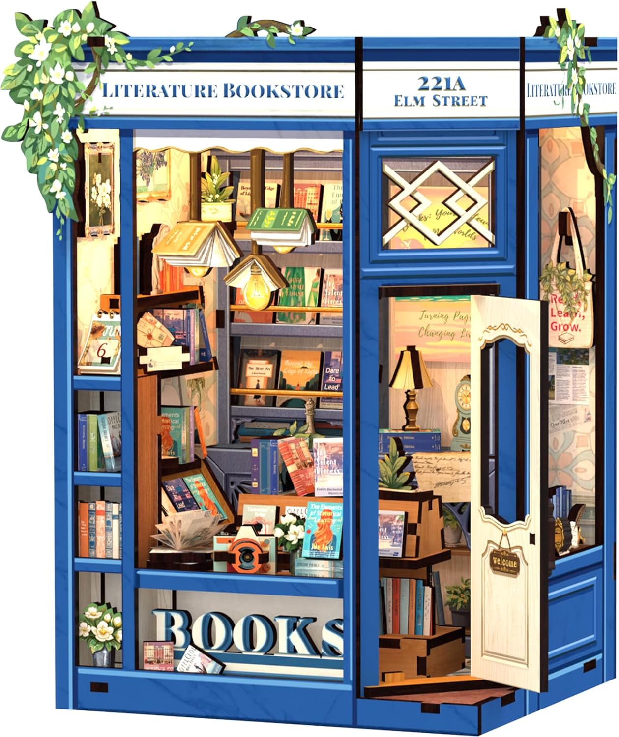 CUTEBEE DIY Book Nook Miniaturhaus 186 Teile