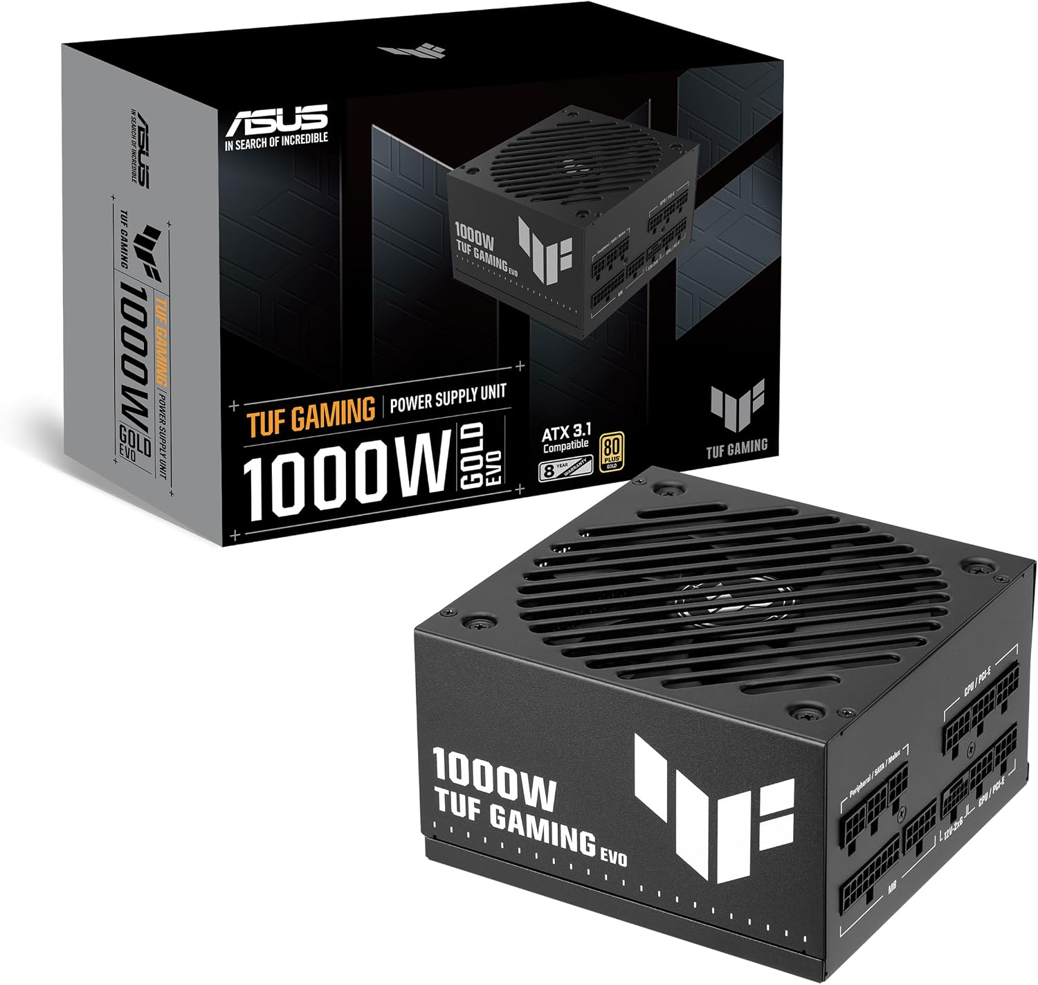 Detalle de ASUS TUF Gaming 1000W Gold EVO 電源ユニット ATX 3.1・PCIe 5.1対応