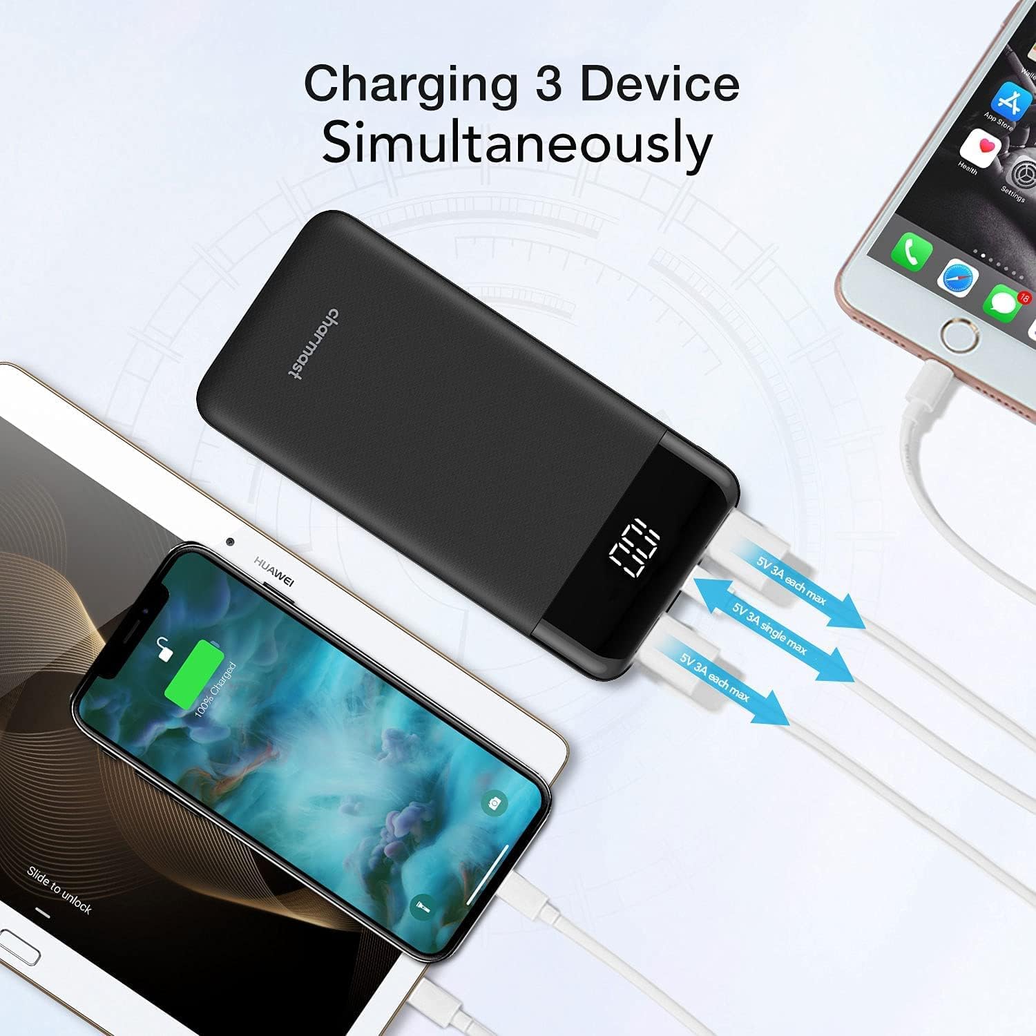 Thumbnail 4 de Charmast 10400mAh Power Bank 🔌