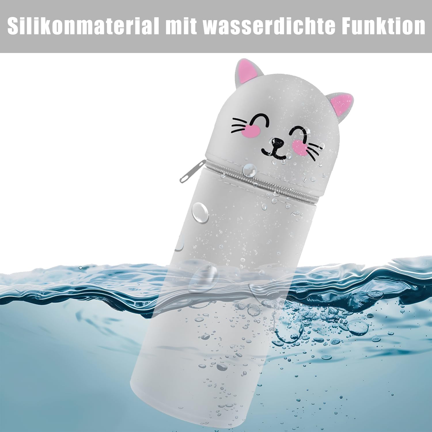 Thumbnail 3 de TwoduYoo Super weiches Federmäppchen 22cm 🐱