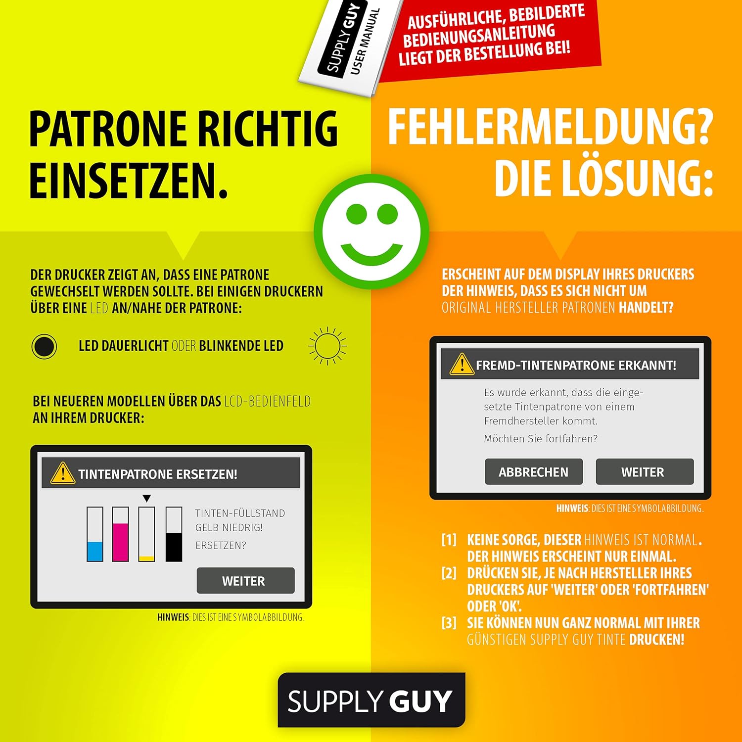 Thumbnail 3 de Supply Guy 4 Druckerpatronen kompatibel mit Kodak 30 / 30XL High Yield (Multipack) für verschiedene ESP-/Office-/Hero-Modelle