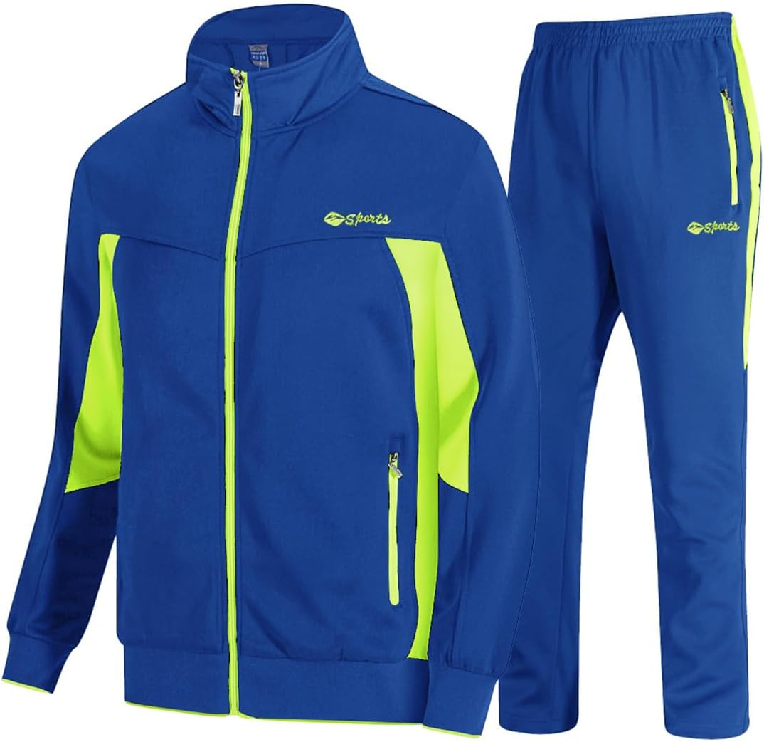 Detalle de TBMPOY Men's Tracksuits: Lightweight 2-Piece Sweat Set for All-Season Comfort