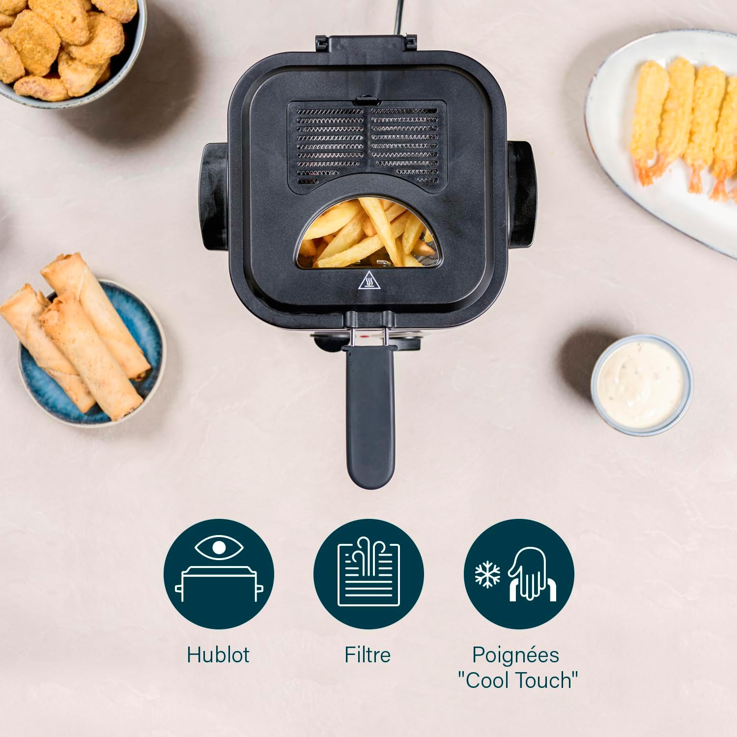 Detalle 2 de Princess Mini Friteuse & Fondue 1,2 L 840 W