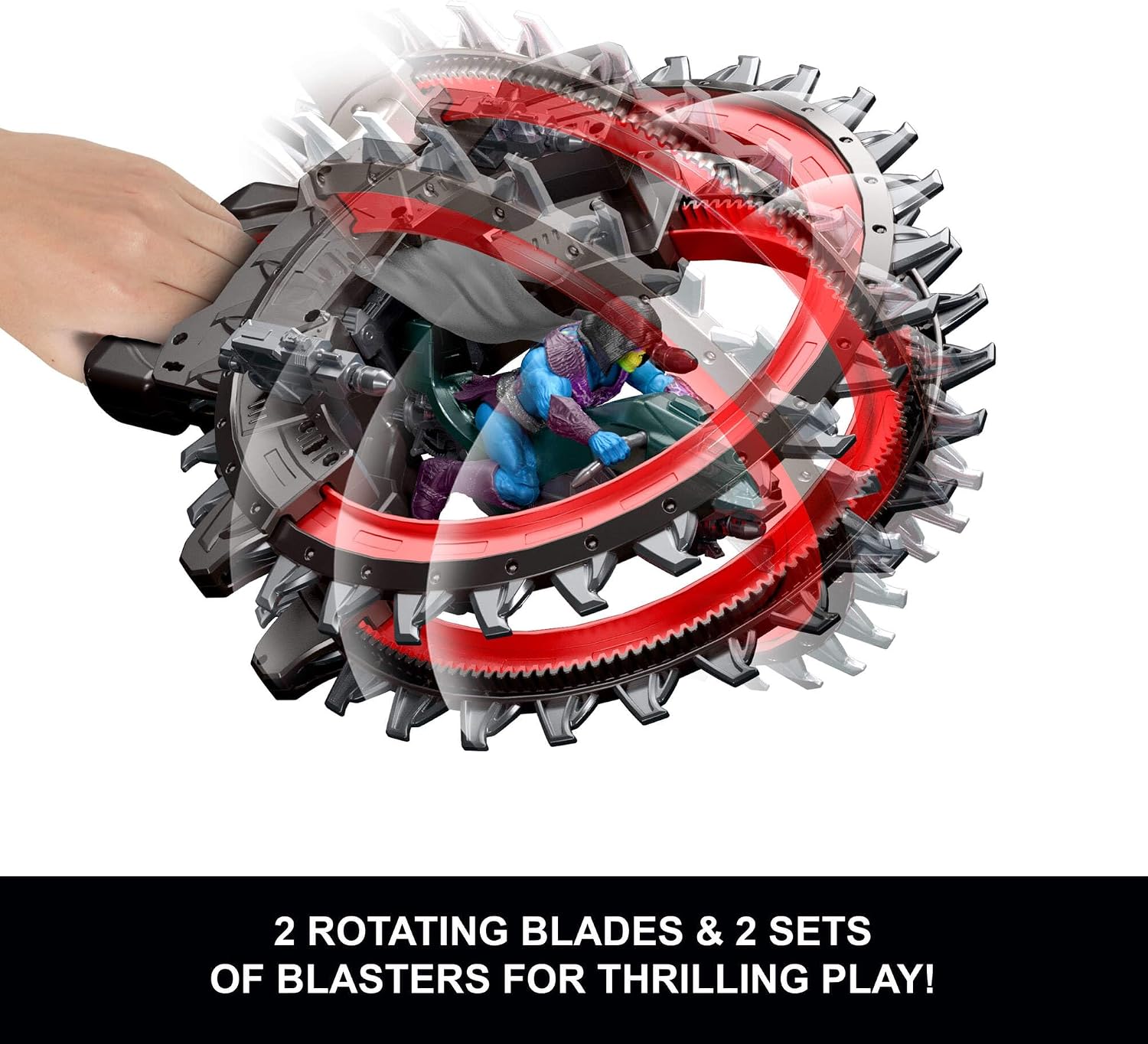 Detalle de Masters of the Universe 2026 Roton Vehicle (5.5-Inch Scale) - 2 Blades, 4 Projectiles, Fits Origins Figures