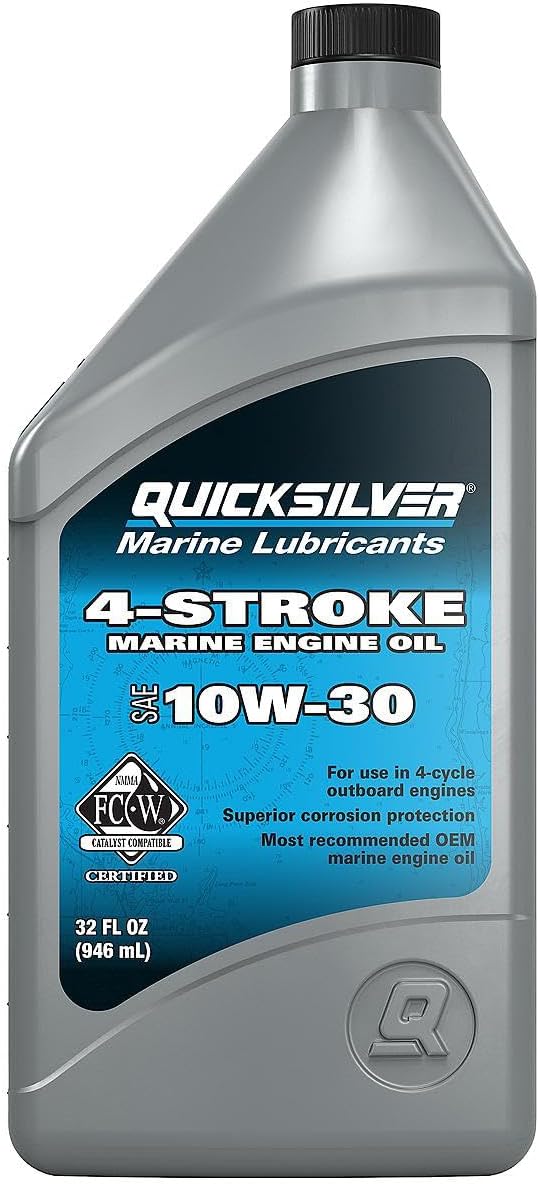 Thumbnail 5 de Quicksilver 10W-30 Marine Engine Oil (4-Stroke) — 8M0078617