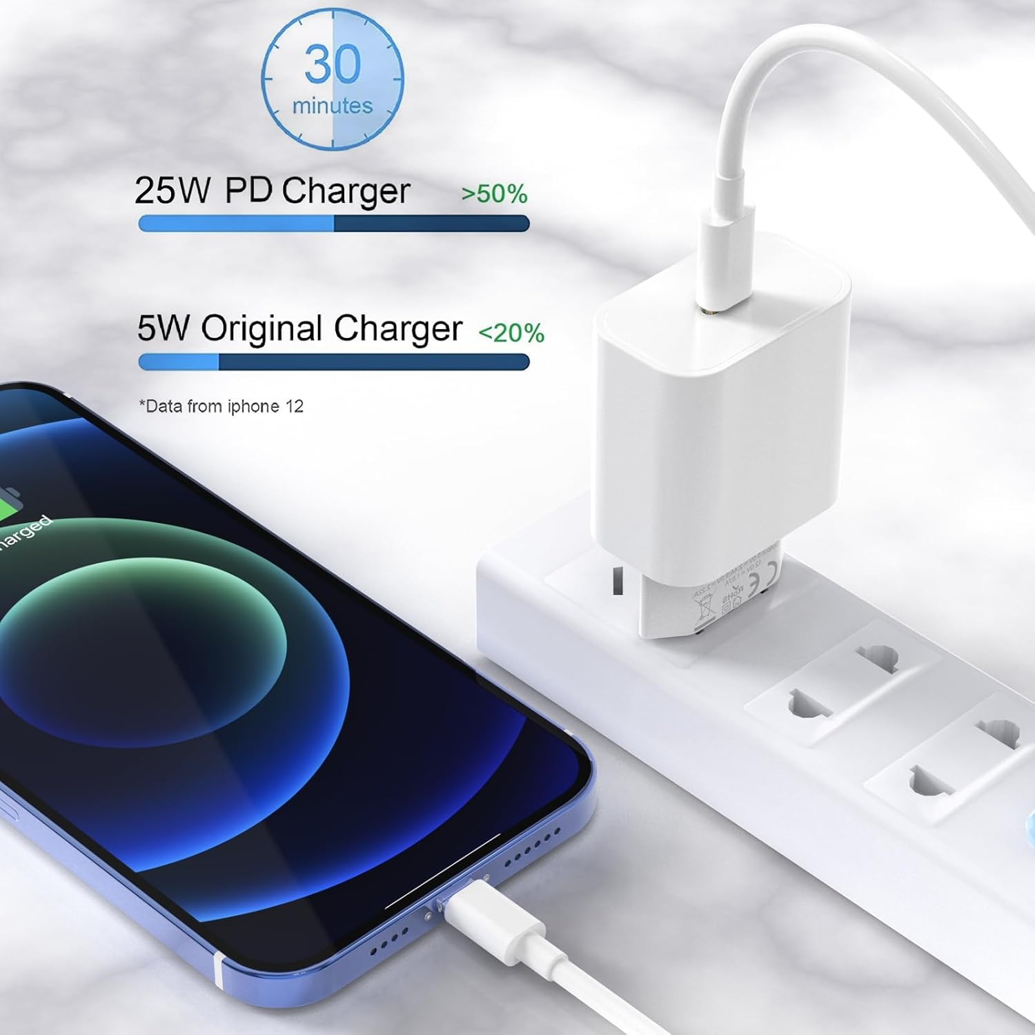 Thumbnail 6 de Apple MFi Certified 4er-Pack 25W USB‑C Netzteil