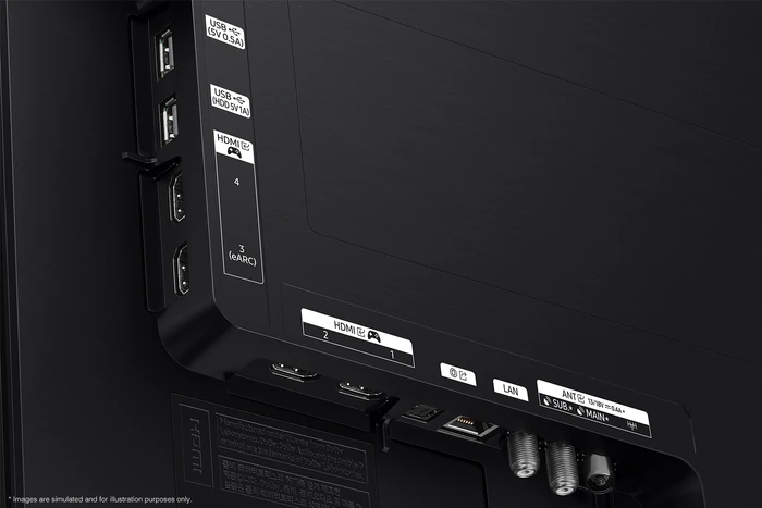 Detalle 2 de Samsung 48'' OLED S90F + HW-B760GF: klare Bildqualität trifft räumlichen Klang
