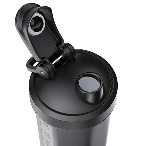 Detalle de VOLTRX Titanus: Bottiglia shaker elettrica da 700 ml con ricarica USB‑C, senza BPA