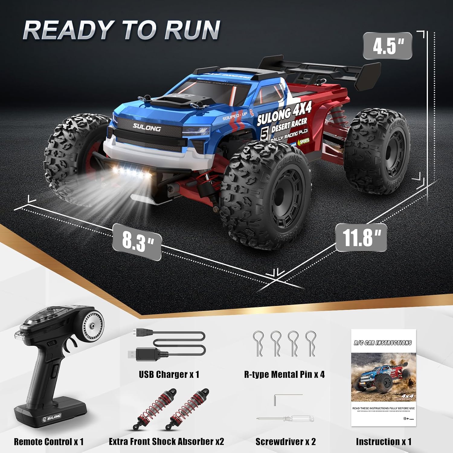 Thumbnail 6 de Tigora 4WD RC truck, 45 KPH