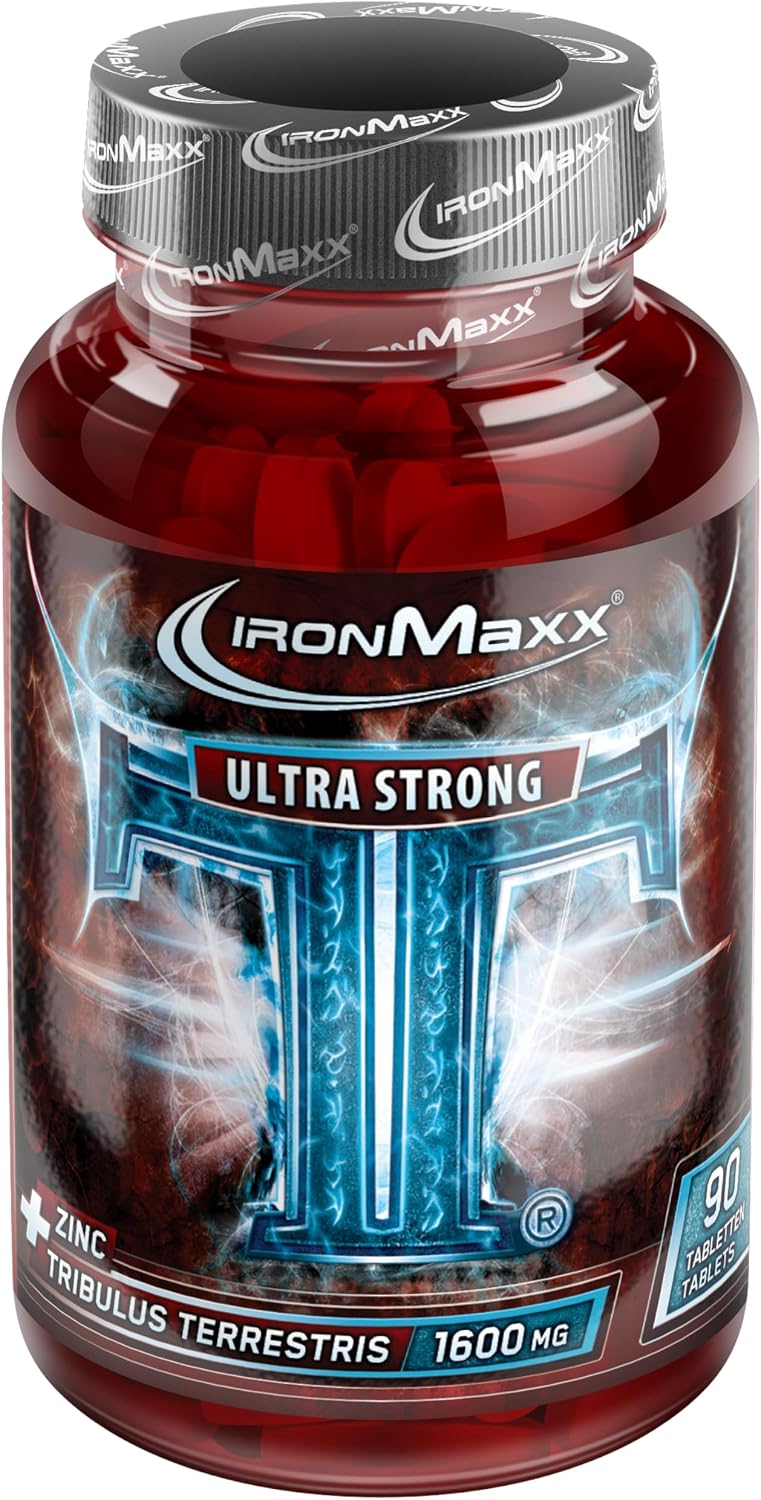 Detalle de IronMaxx TT Ultra Strong Tribulus Terrestris – 90 Tabletten, 1600 mg pro Tablette, inkl. Zink