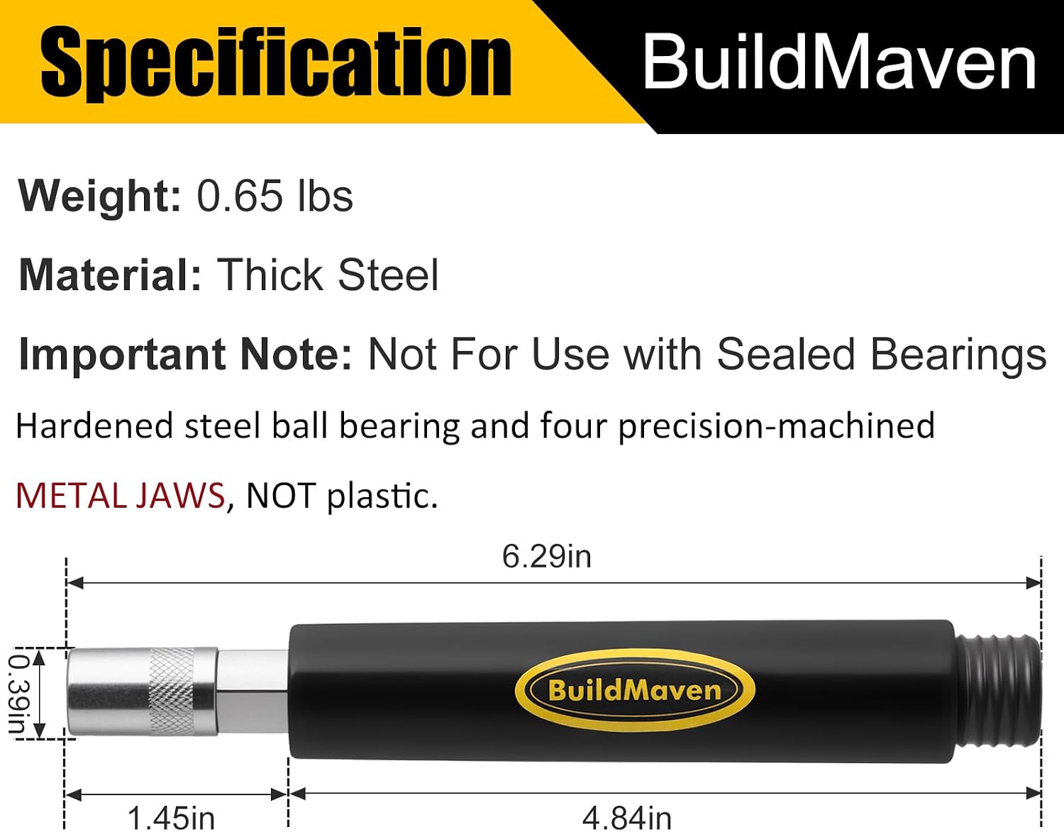 Thumbnail 2 de BuildMaven Grease Fitting Cleaning Tool 1pc