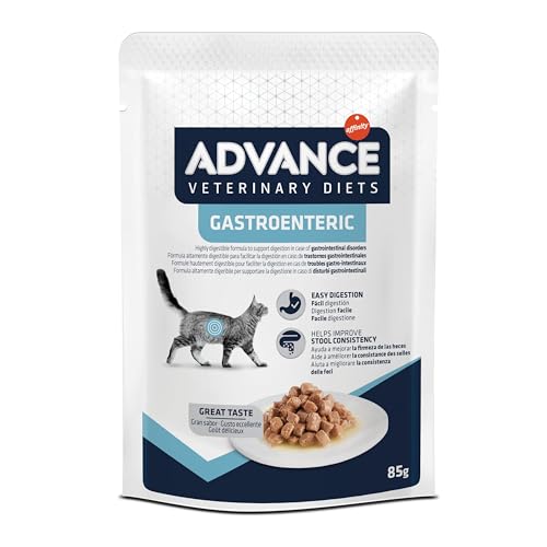 Detalle de Advance Veterinary Diets Gastroenteric Cibo Umido per Gatti Multipack 12 bustine da 85g