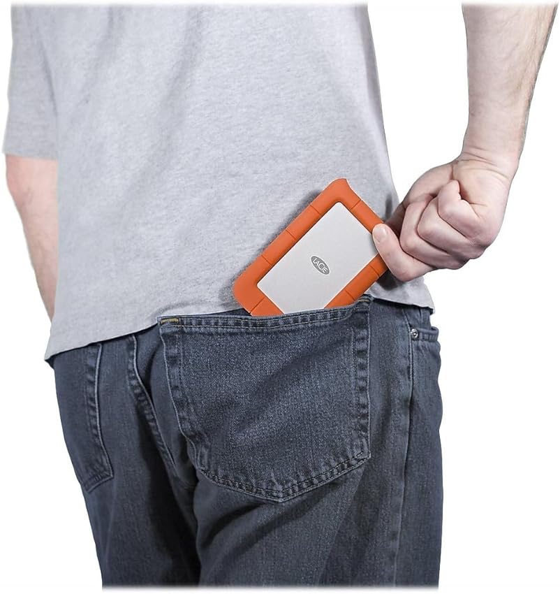 Detalle de LaCie Rugged Mini 2TB disco duro portátil