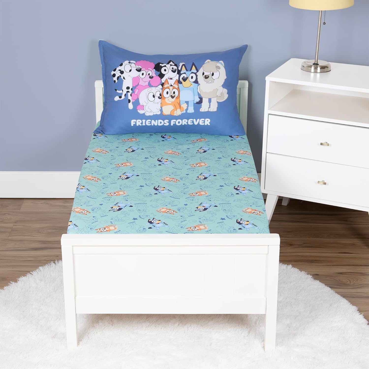 Thumbnail 6 de Bluey 4 Piece Toddler Bedding Set – Comforter, Sheet Set, Reversible Pillowcase