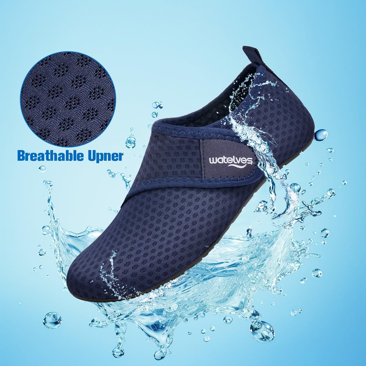 Thumbnail 1 de WateLves Chaussures de Bain d'eau – Chaussures aquatiques légères pour plage et piscine