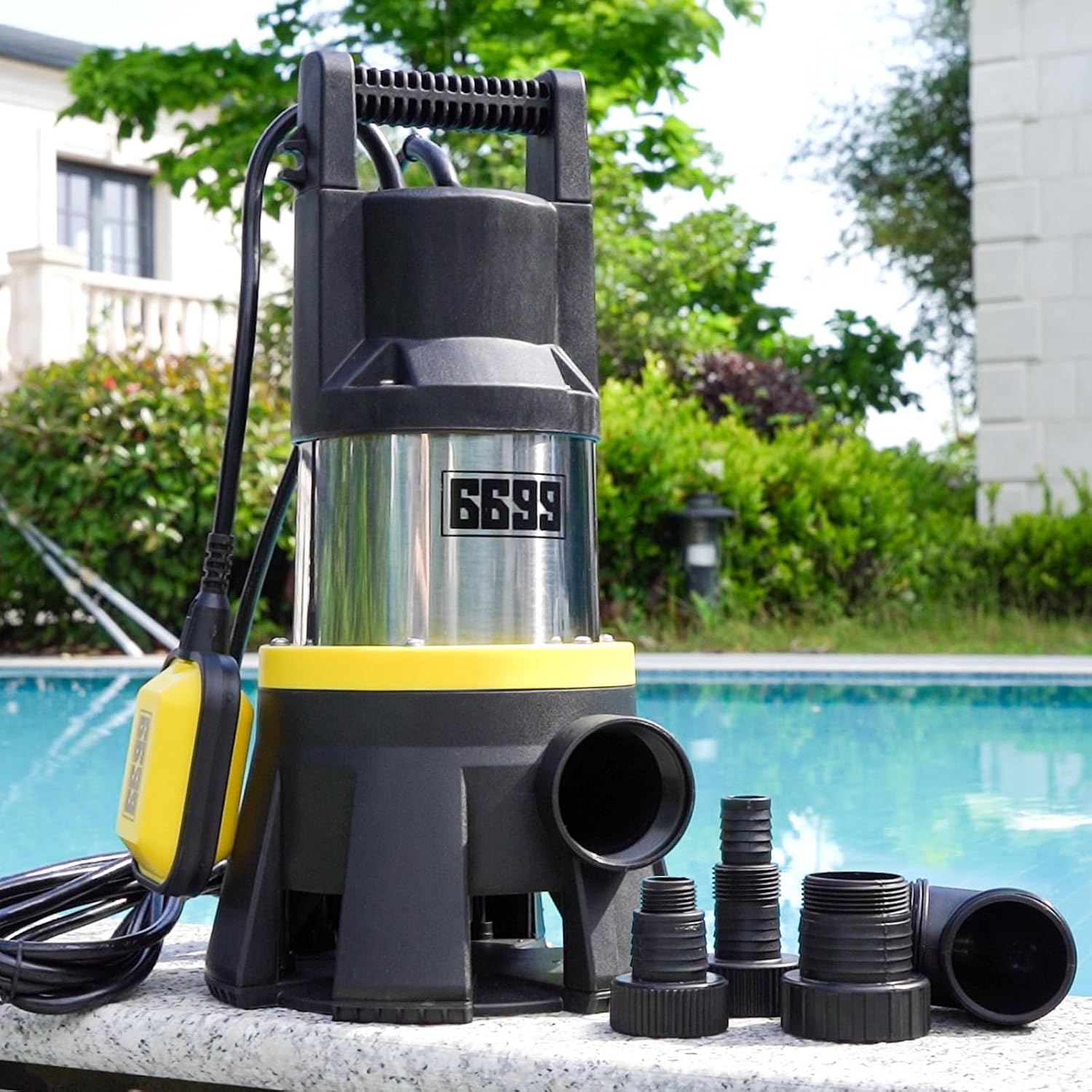 Detalle de 6699 submersible sump pump, stainless steel