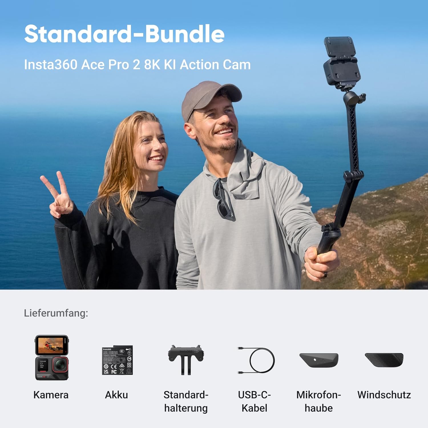 Detalle 2 de Insta360 Ace Pro 2 8K Actionkamera