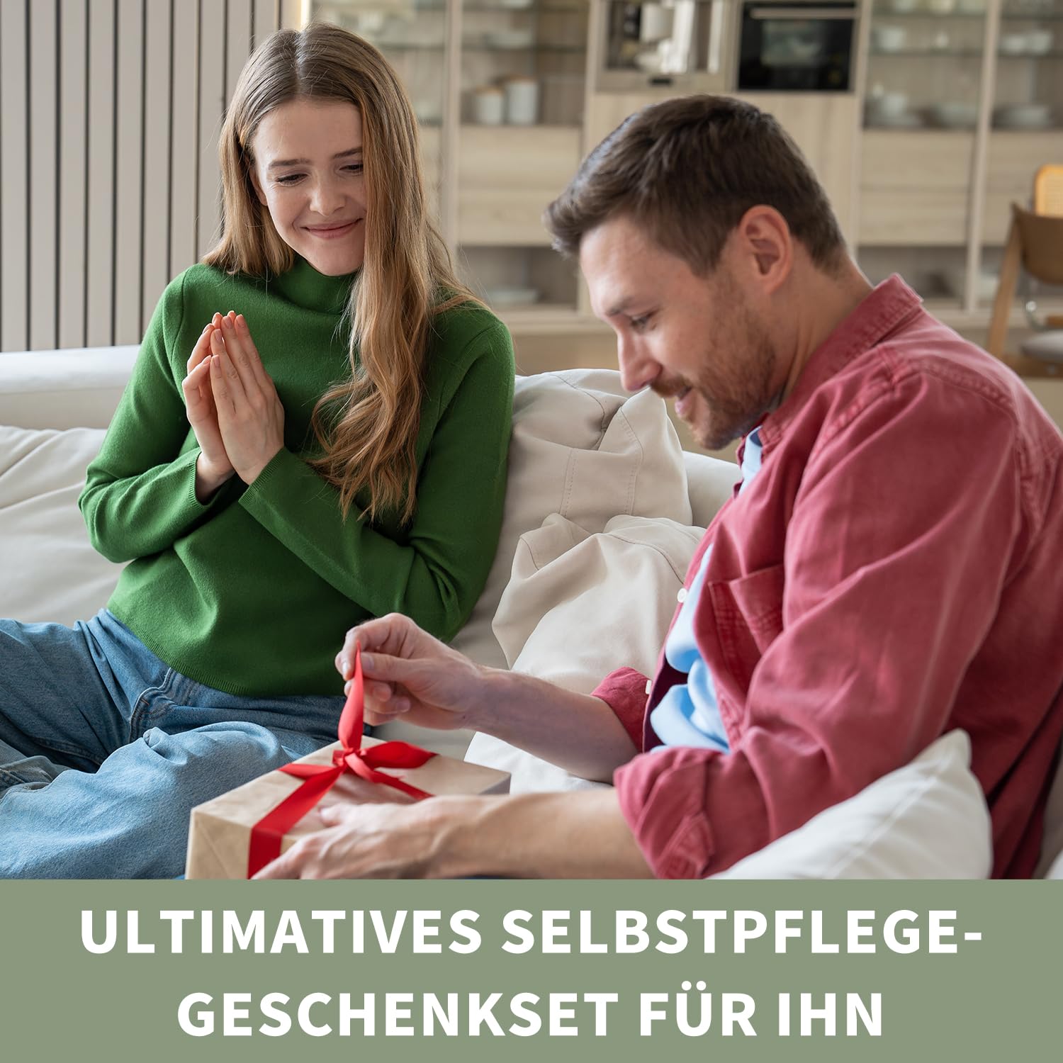 Detalle 2 de BODY & EARTH Gifts Männer Bad Geschenkset (6-teilig) mit frischem Vetiverduft