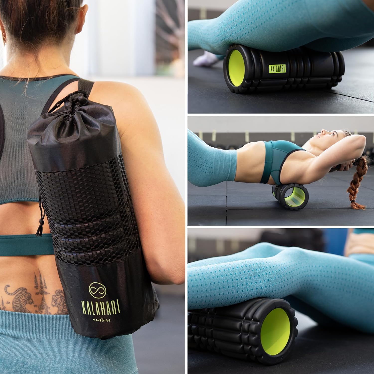 Thumbnail 4 de KALAHARI Foam Roller Set 3‑in‑1 per automassaggio e trigger point 🧘