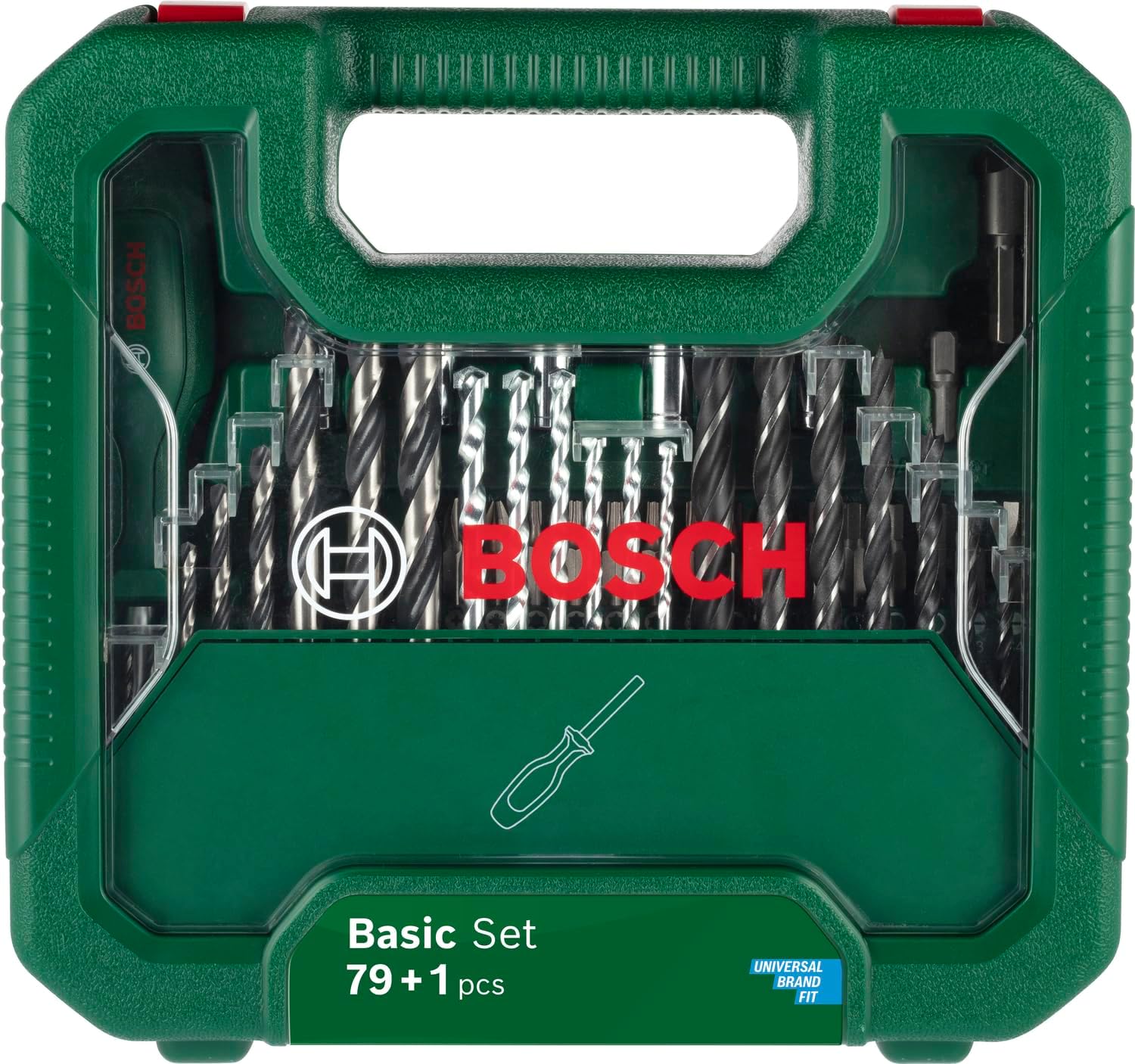Thumbnail 1 de Bosch Basic Set 79 + 1 pcs (264 x 248 mm) — a practical drill and screwdriver accessory bundle