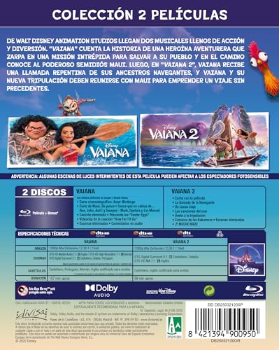 Thumbnail 1 de Vaiana 2 (Pack Blu-ray 1-2) 🎬