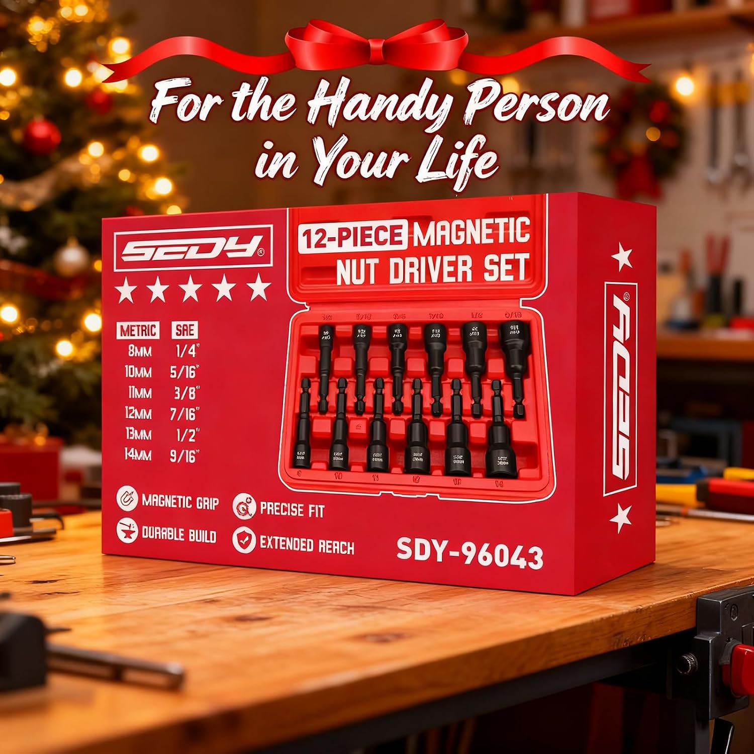 Thumbnail 6 de Magnetic Nut Driver Set, 12-Piece