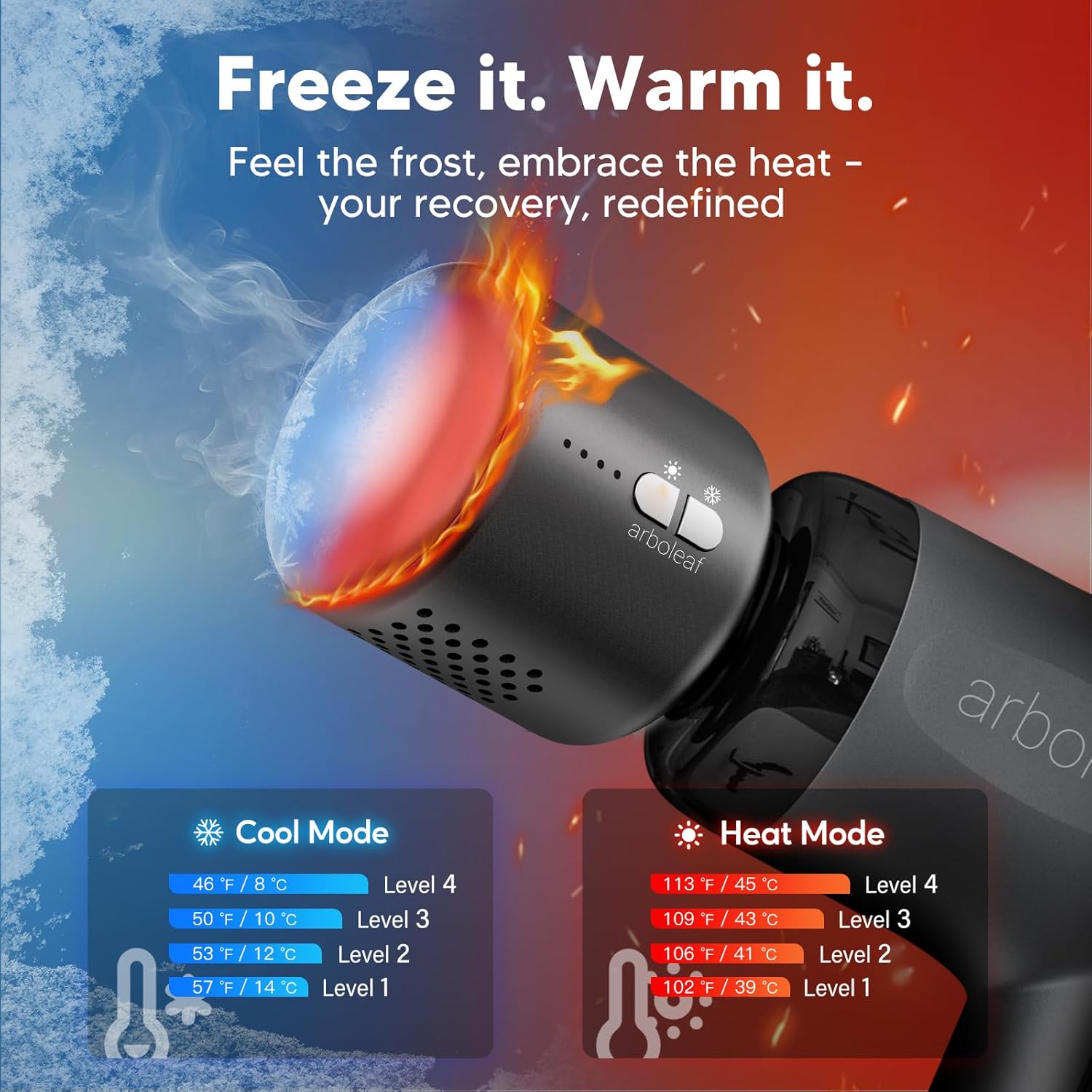 Thumbnail 1 de arboleaf Mini Massage Gun Heat Cold
