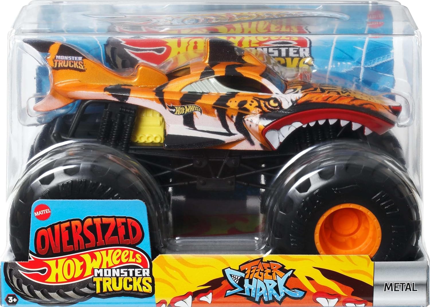 Thumbnail 4 de Hot Wheels Monster Trucks JDR02 🚚 Camión Grande Metal Escala 1:24
