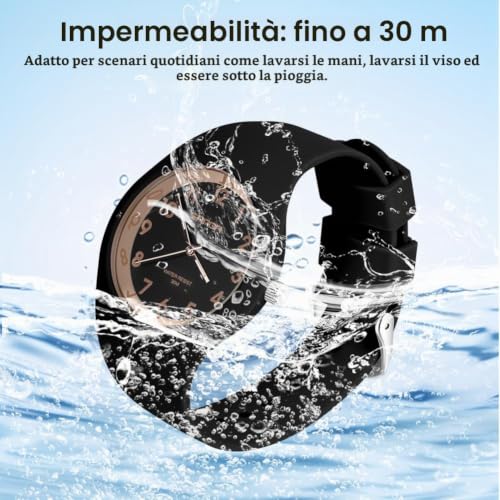 Detalle de AOOSU Orologio Digitale da Donna: sportivo, impermeabile 30 m e cinturino in silicone