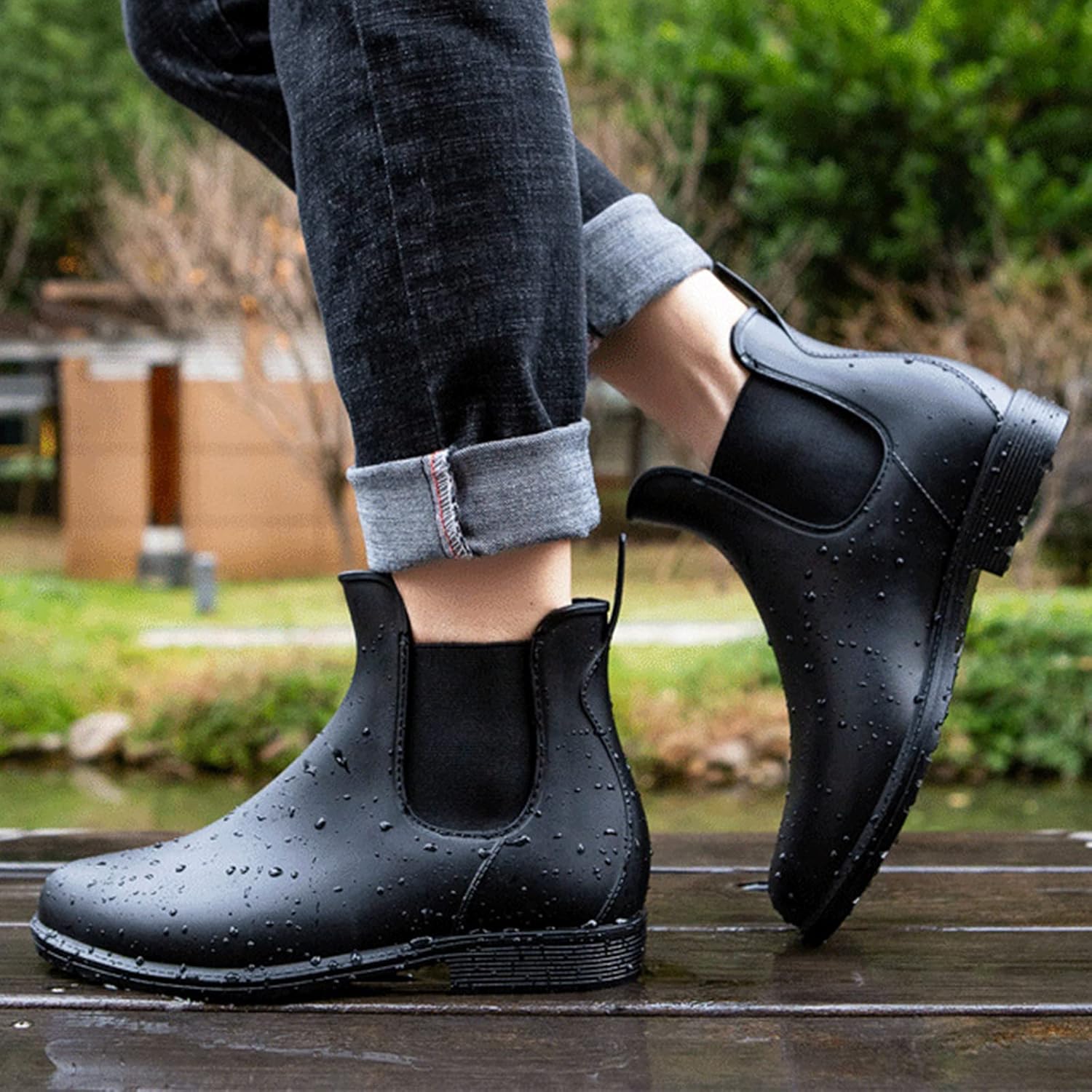 Thumbnail 2 de Geweo Gummistiefel Chelsea – wasserdicht, winddicht und bequem von Größe 35–43