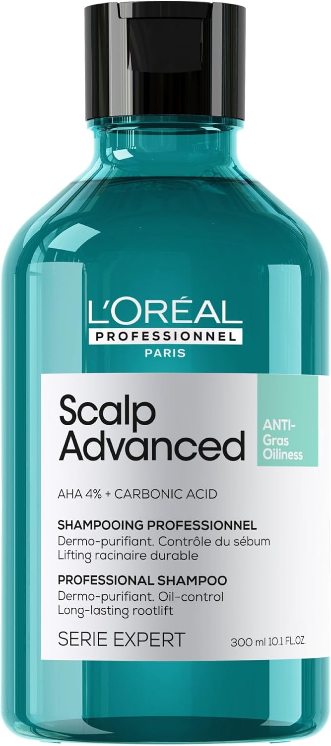 Imagen de L'Oréal Professionnel Scalp Advanced Anti-Oiliness Dermo-Purifier Shampoo (300ml) – For Oily Hair, Serie Expert en OfertitasTOP