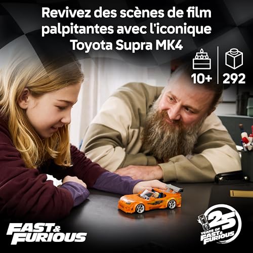 Detalle 2 de LEGO Speed Champions Toyota Supra MK4 de Fast & Furious – Maquette avec Brian O’Conner (77260)