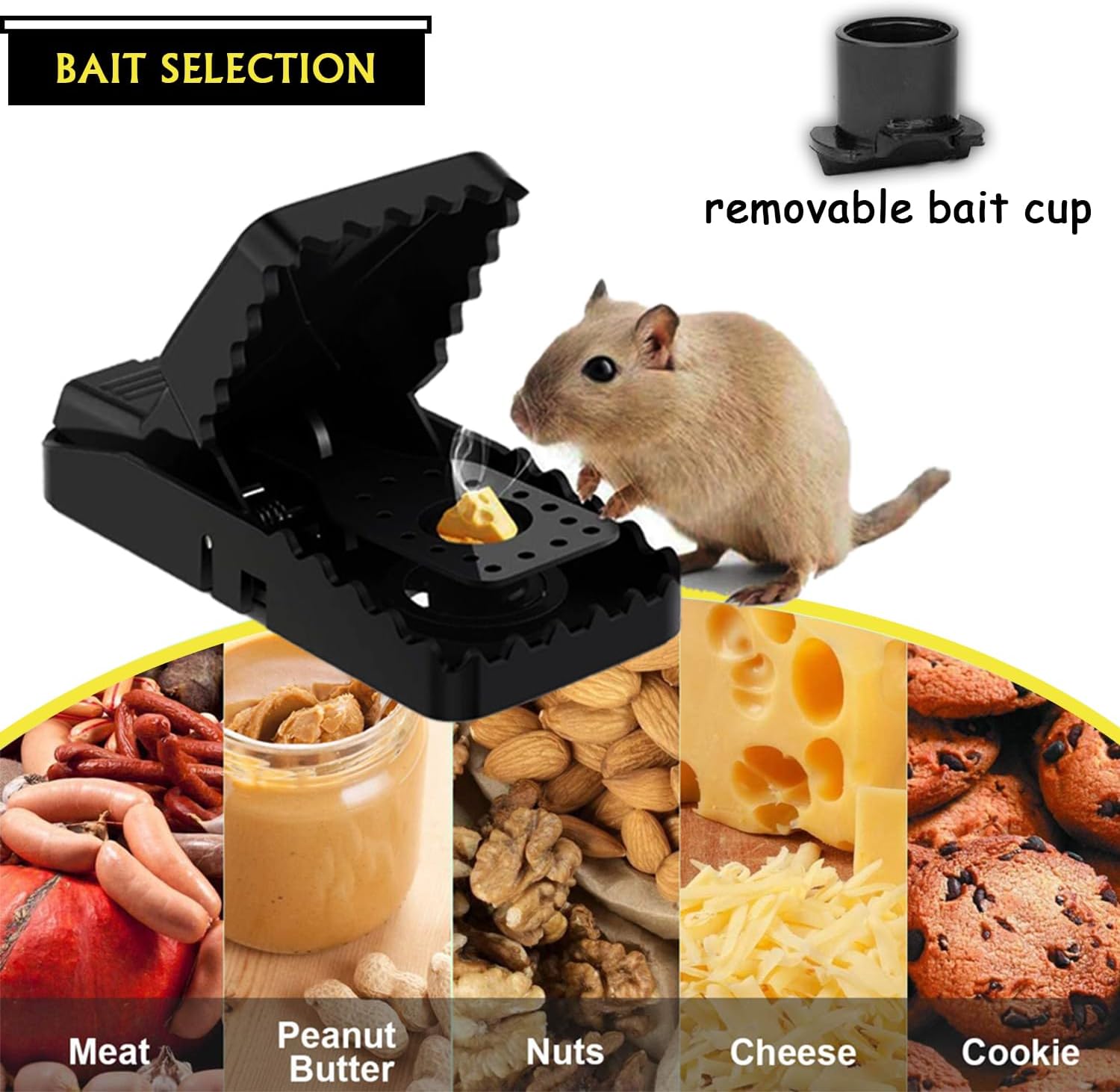 Detalle 2 de Mouse Traps 6-pack snap traps for mice 🐭